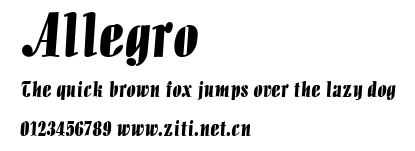 Allegro.ttf字體轉換器圖片