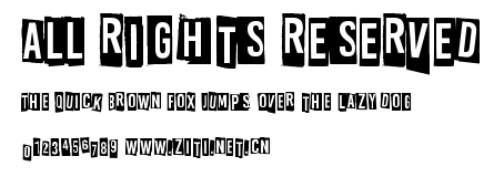 All rights reserved.ttf字體轉換器圖片