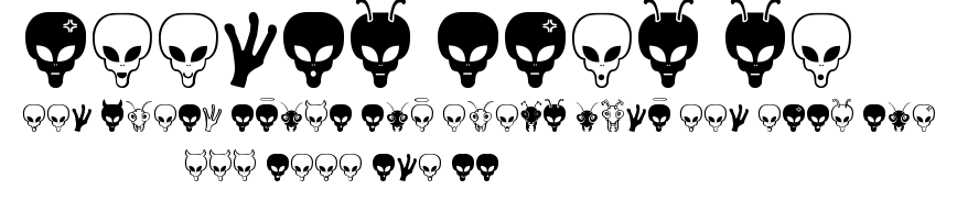 Aliens Bats St.ttf字體轉換器圖片