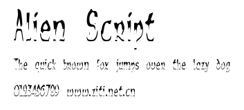 Alien Script.ttf