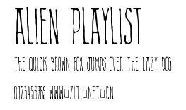 Alien Playlist.ttf