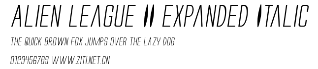 Alien League II Expanded Italic.ttf