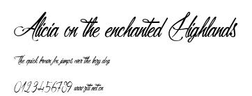 Alicia on the enchanted Highlands.ttf
