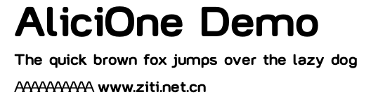 AliciOne Demo.otf