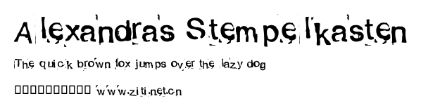 Alexandras Stempelkasten.ttf