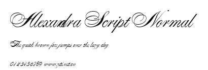 Alexandra Script Normal.ttf
