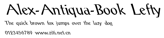 Alex-Antiqua-Book Lefty.ttf