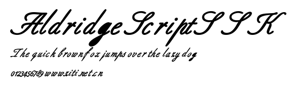 AldridgeScriptSSK.ttf