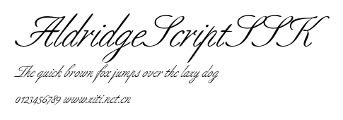 AldridgeScriptSSK.ttf
