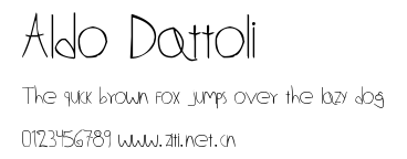 Aldo Dattoli.ttf