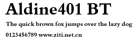 Aldine401 BT.ttf字體轉換器圖片