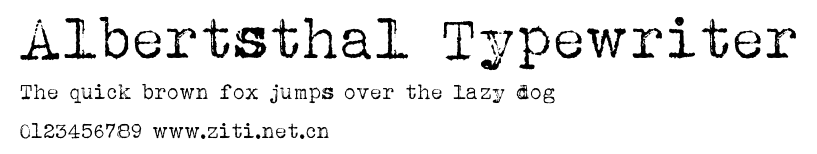 Albertsthal Typewriter.ttf