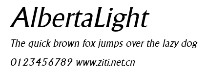 AlbertaLight.ttf字體轉換器圖片