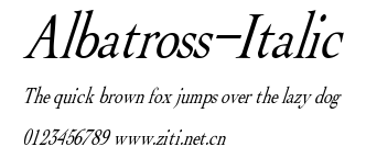 Albatross-Italic.ttf