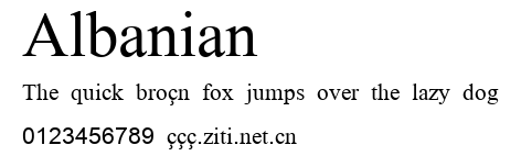 Albanian.ttf