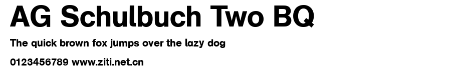 AG Schulbuch Two BQ               .ttf