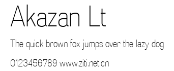 Akazan Lt.ttf