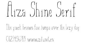 Aiza Shine Serif.ttf