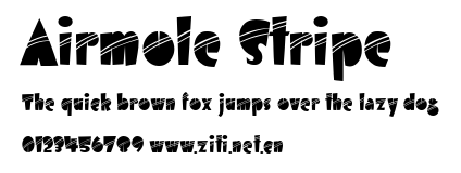 Airmole Stripe.ttf