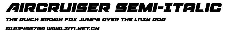 Aircruiser Semi-Italic.ttf