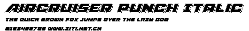 Aircruiser Punch Italic.ttf