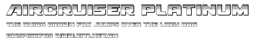 Aircruiser Platinum.ttf