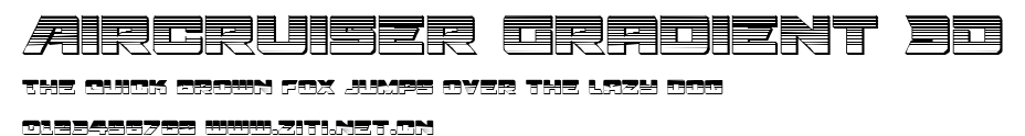 Aircruiser Gradient 3D.ttf