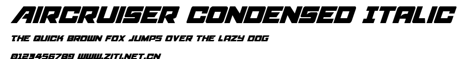 Aircruiser Condensed Italic.ttf