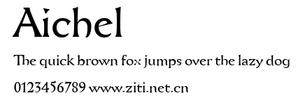 Aichel.ttf字體轉換器圖片