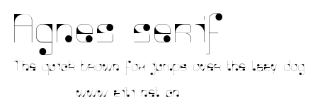 Agnes serif.ttf字體轉換器圖片