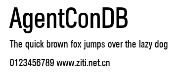 AgentConDB.ttf字體轉換器圖片