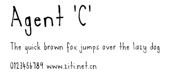 Agent 'C'.ttf
