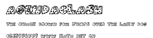 AgendaClash.ttf字體轉換器圖片