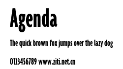 Agenda.ttf字體轉換器圖片