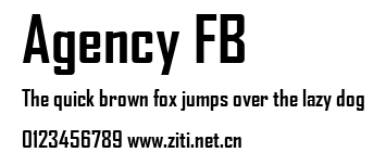 Agency FB.ttf