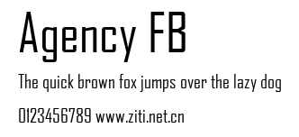 Agency FB.ttf