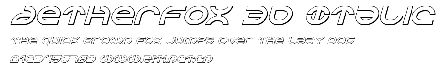 Aetherfox 3D Italic.ttf