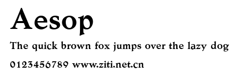 Aesop.ttf