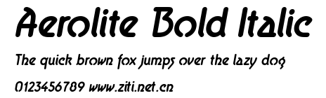 Aerolite Bold Italic.ttf