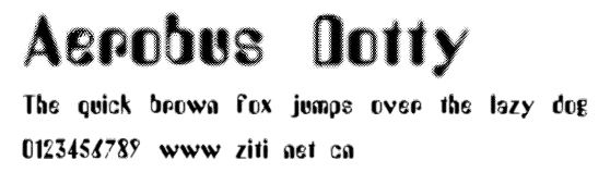 Aerobus Dotty.ttf