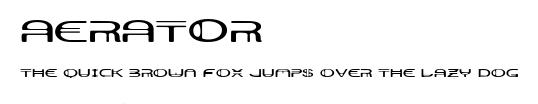 Aerator.ttf