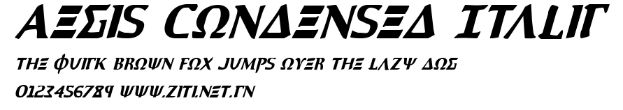 Aegis Condensed Italic.ttf