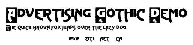 Advertising Gothic Demo.ttf