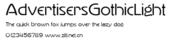 AdvertisersGothicLight.ttf