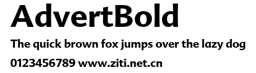 AdvertBold.ttf字體轉換器圖片