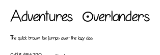 Adventures  Overlanders.ttf