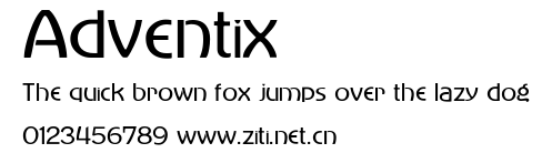 Adventix.ttf字體轉換器圖片