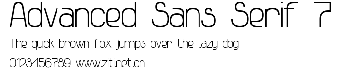 Advanced Sans Serif 7.ttf
