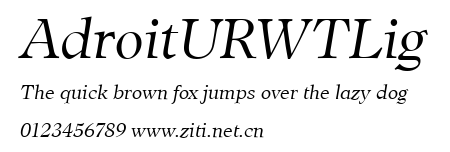 AdroitURWTLig.ttf