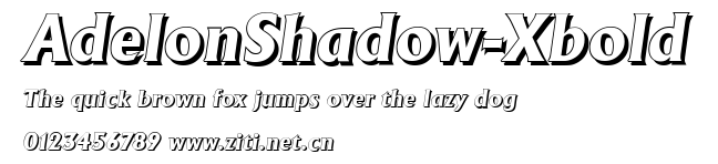 AdelonShadow-Xbold.ttf